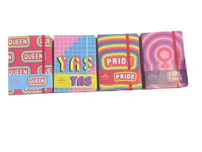 A5 Notebook 12PC Retro girl