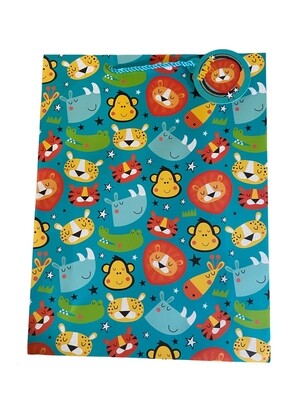 Jungle Beats Lion Large Gift Bag  PK3 (R22.50 Each)