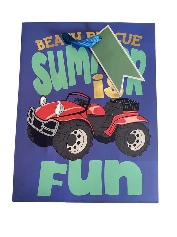 Beach Rescue Summer Is Fun Small Gift Bag PK3 (R13.50 Each)