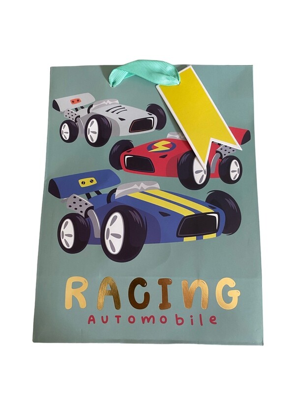 Racing Automobile Small Gift Bag PK3 (R13.50 Each)