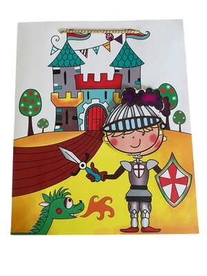 Pop Up Knight Gift Bag Large PK3 (R20 Each)