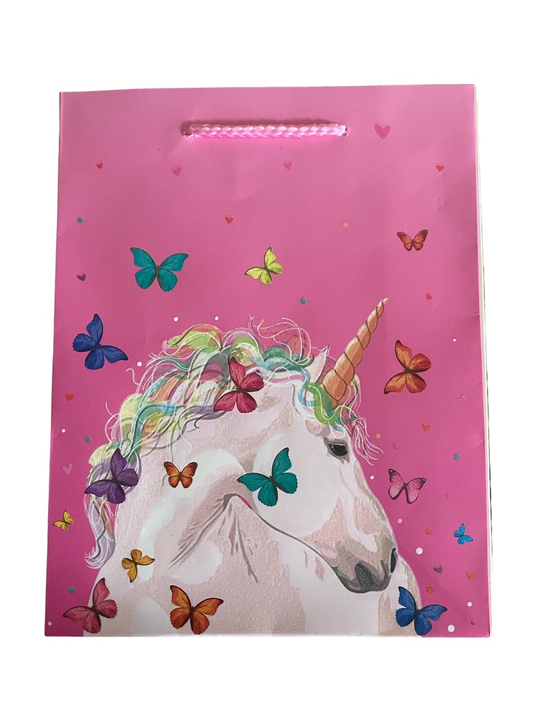 Unicorn with Butterflies  Small Gift Bag PK3 (R10.50 Each)