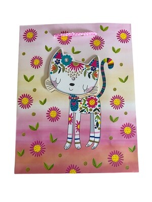 Pop Up Cat Large Gift Bag  PK3 (R20 Each)