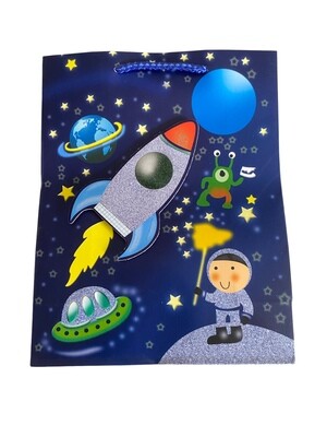 Pop Up Space Gift Bag Medium PK3 (R15.50 Each)