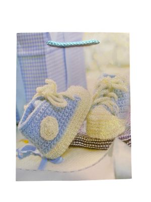 Baby Sneakers Blue Gift Bag Small PK3 (R10 Each)