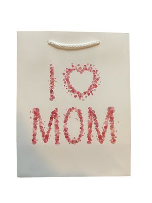 I Love Mom Gift Bag MED  PK3 (R12.50 Each)