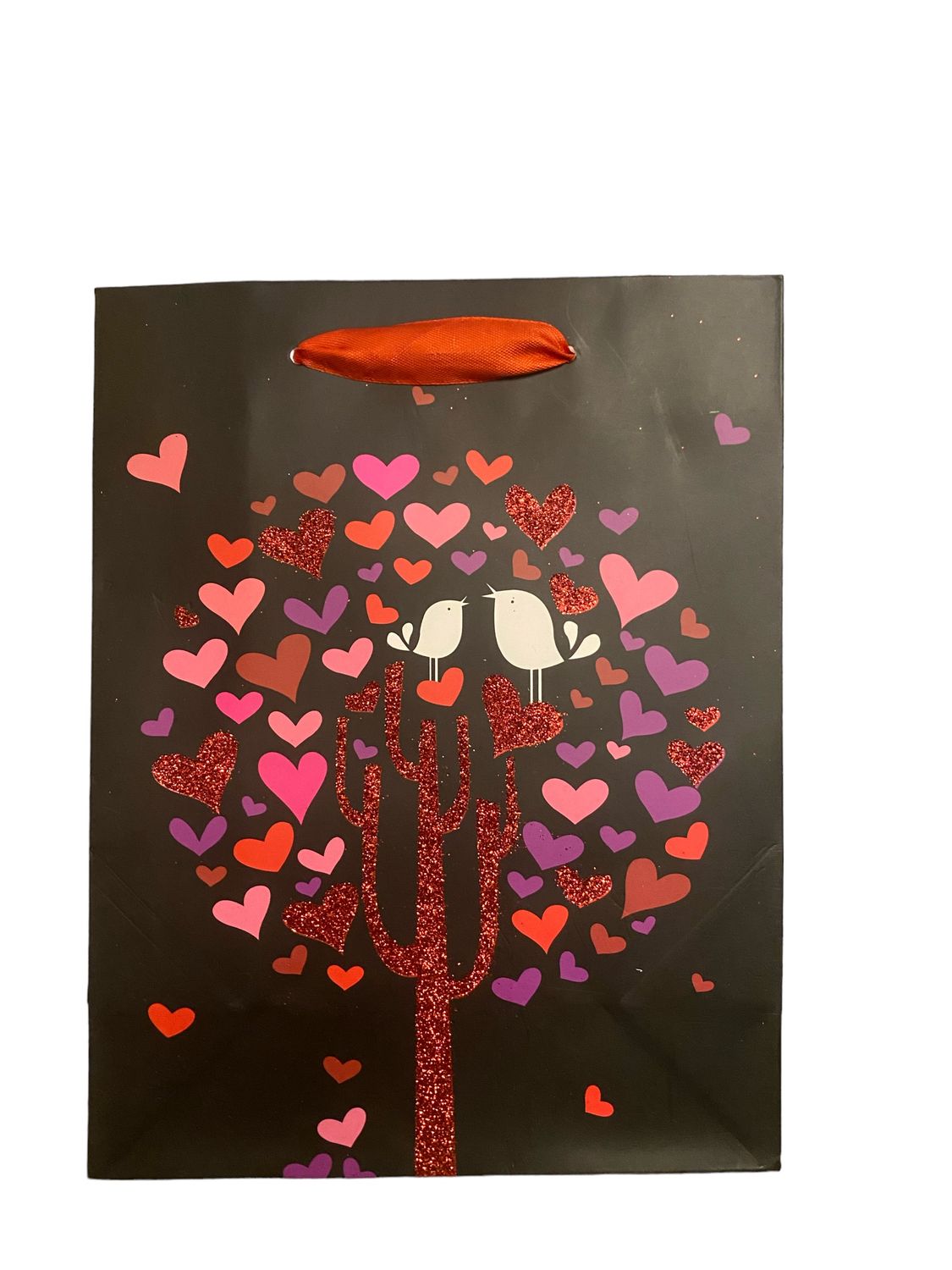 Gift Bag - Birds on Heart Tree Large PK3 (R15.50 Each)