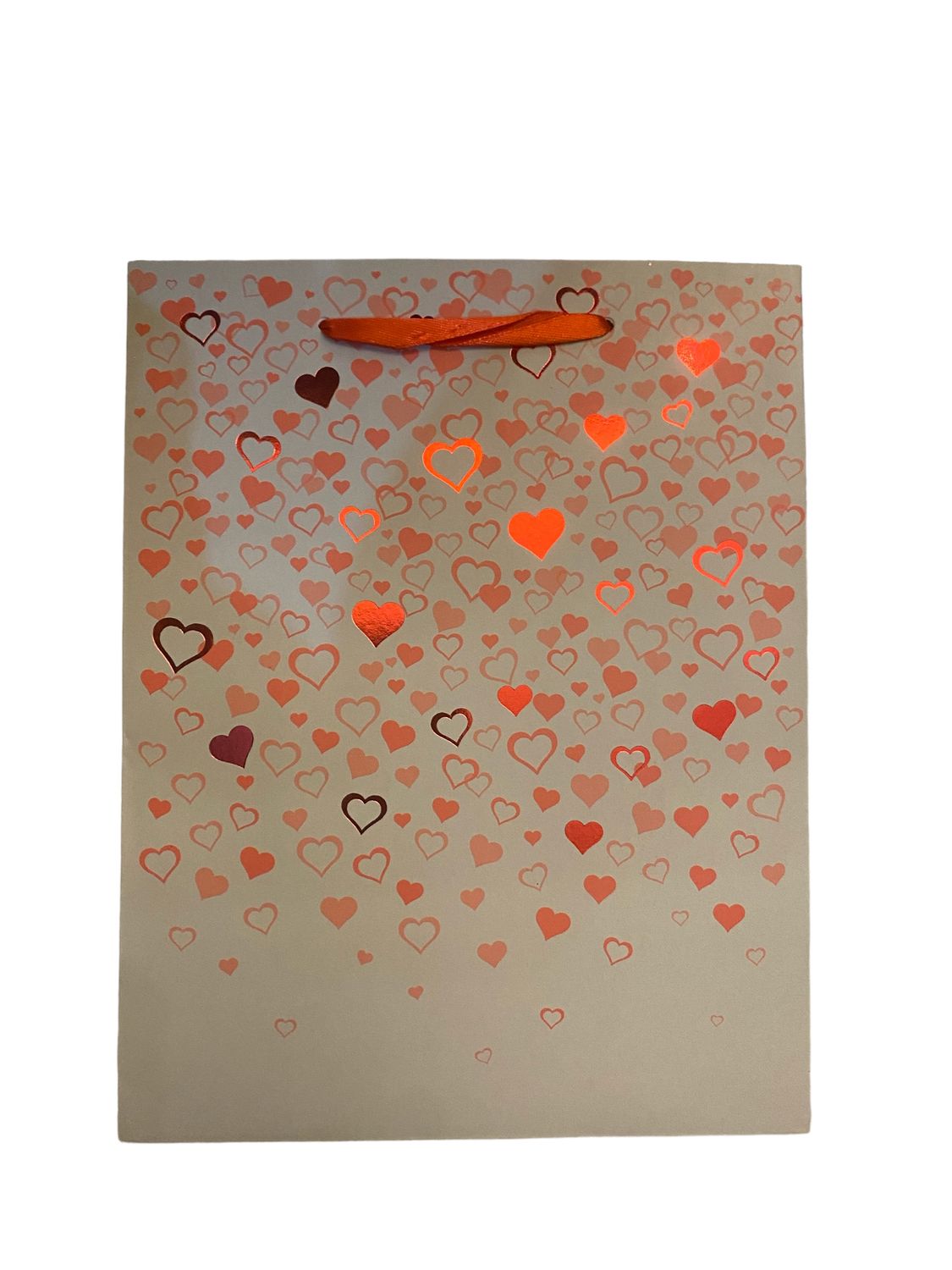Hearts Grey Gift Bag Medium PK 3 (R12.50 Each)