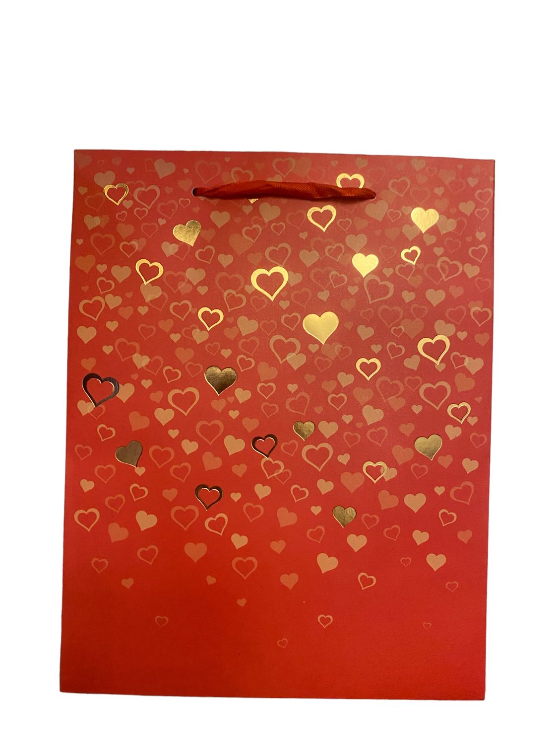Hearts Red Gift Bag Small PK 3 (R10 Each)
