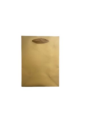 Plain Gold Extra Small Gift Bag PK3 (R7.50 Each)
