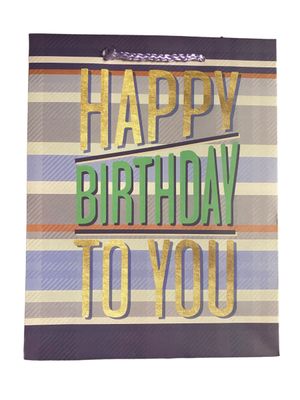 Happy Birthday To You Small Gift Bag PK3 (R10 Each)