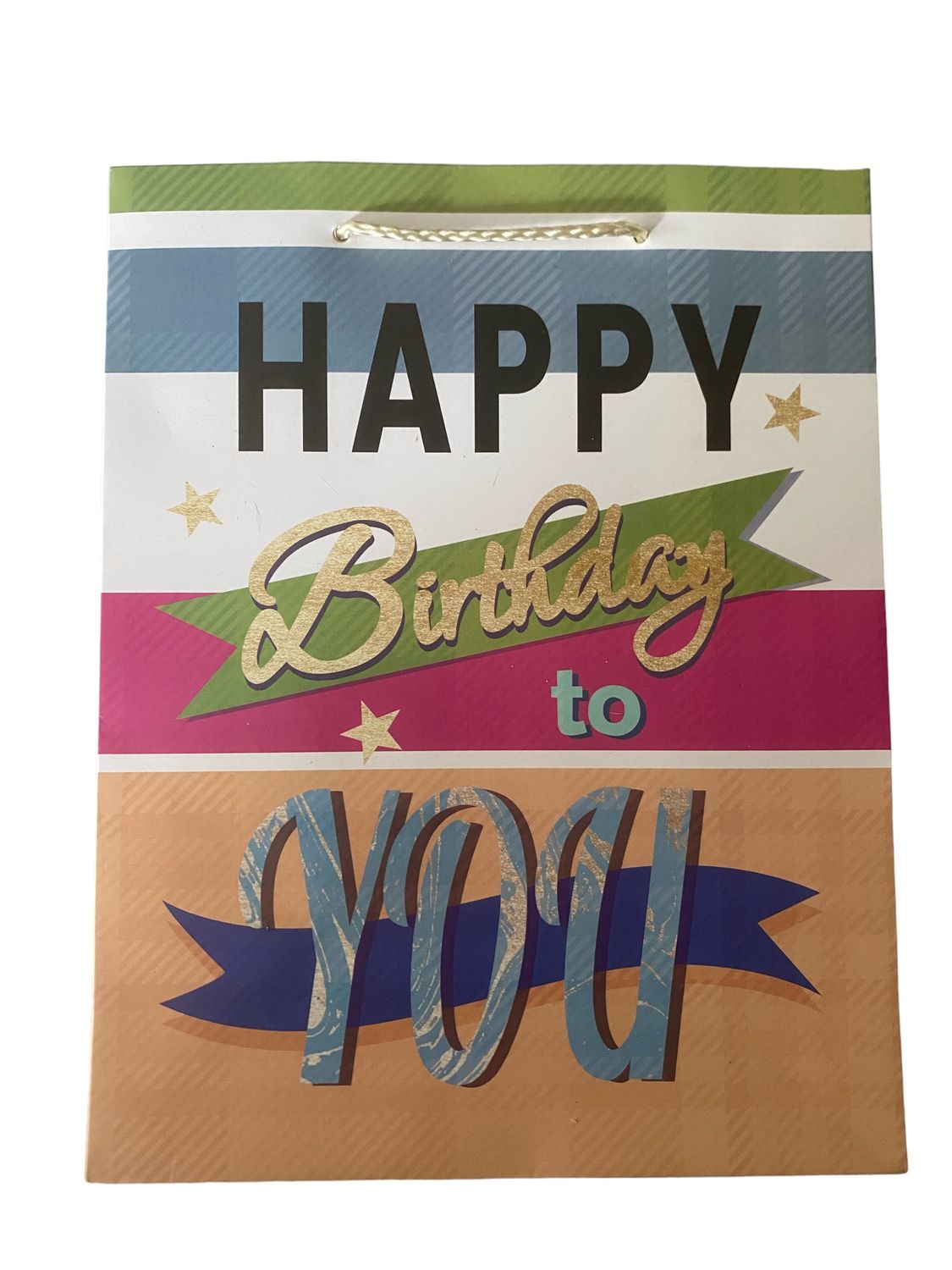Happy Birthday To You Small Gift Bag PK3 (R10 Each)