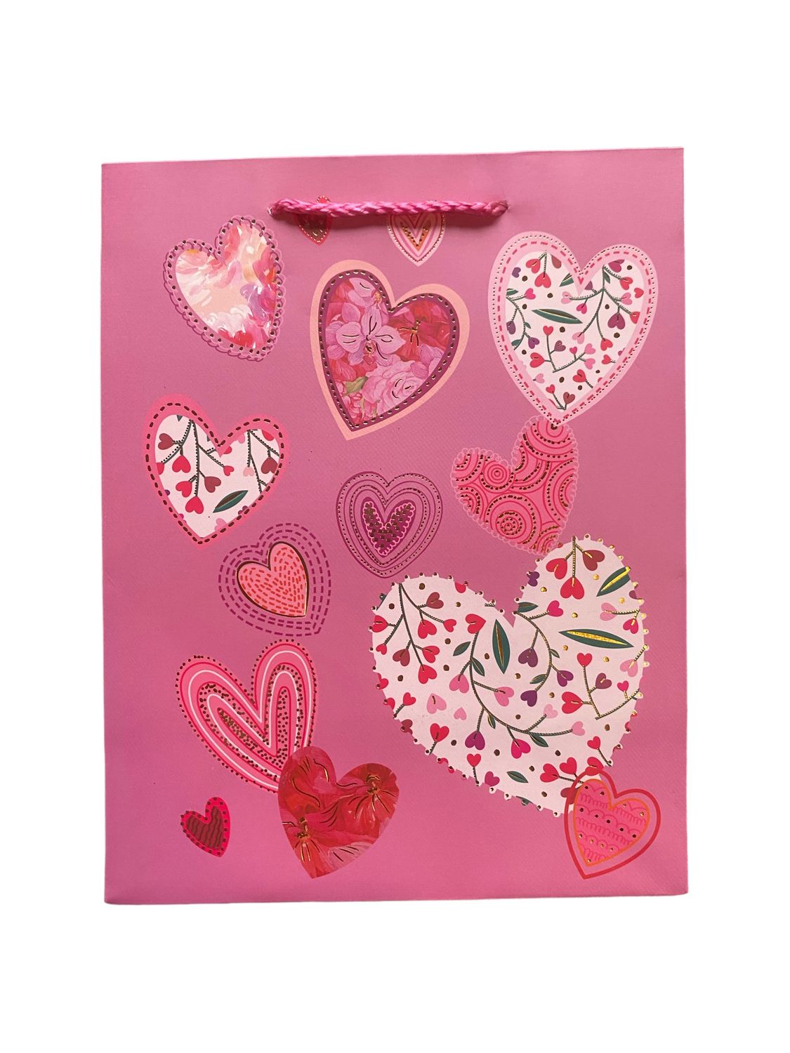 Hearts Assorted Medium Gift Bag PK3 (R15.50 Each)