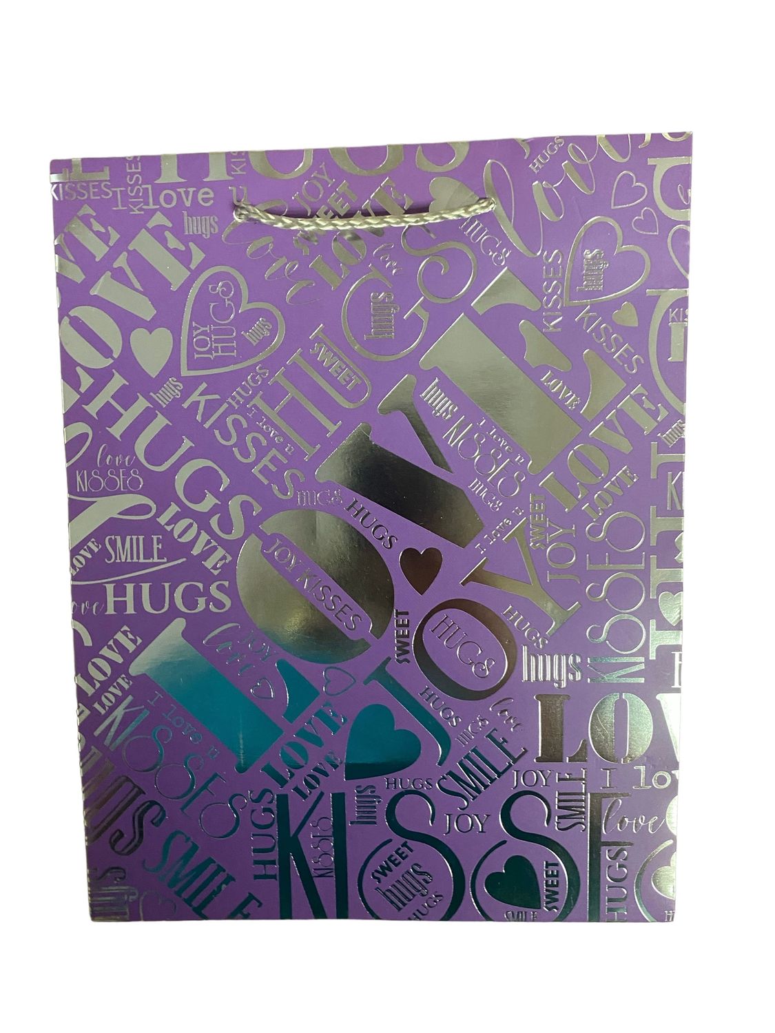 LOVE JOY Purple Medium Gift Bag PK3 (R15.50 Each)