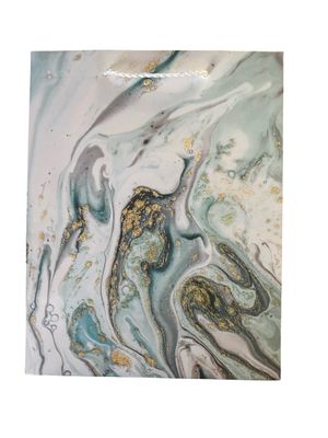 Turquoise Abstract Small Gift Bag PK3 (R10 Each)
