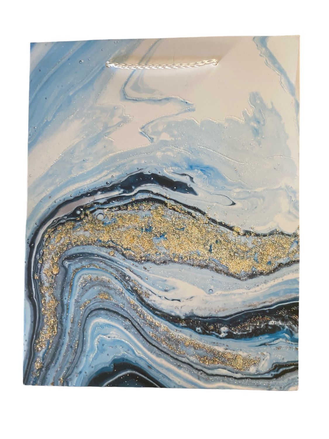 Light Blue Abstract Medium Gift Bag PK3 (R12.50 Each)