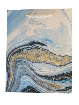 Light Blue Abstract Medium Gift Bag PK3 (R12.50 Each)