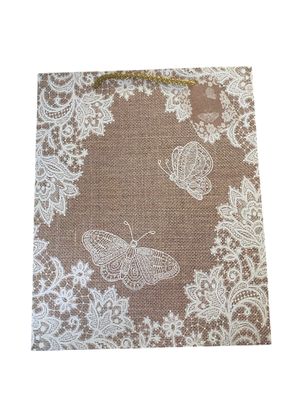 Gift Bag Large -  Butterfly Lace PK3 (R17.50 Each)