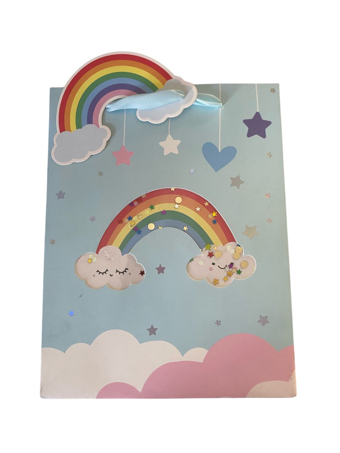 Rainbow On Clouds Large Gift Bag PK3 (R25 Each)