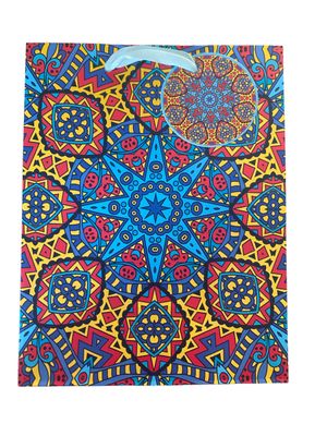 Mandala Art Purple Small Gift Bag PK3 (R13.50 Each)
