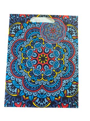 Mandala Art Blue Small Gift Bag PK3 (R13.50 Each)