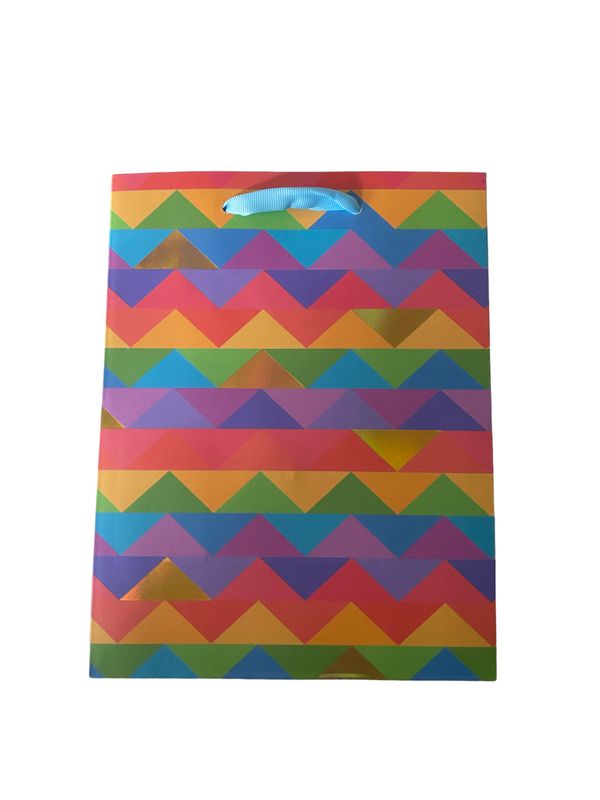 Rainbow Zig-Zag  Small Gift Bag PK3 (R15 Each)