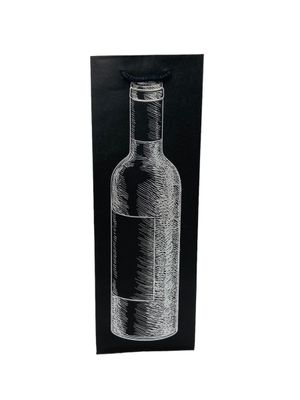Silver Bottle Wine Bag PK3 (R10 Each)