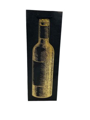Gold Bottle Wine Bag PK3 (R10 Each)