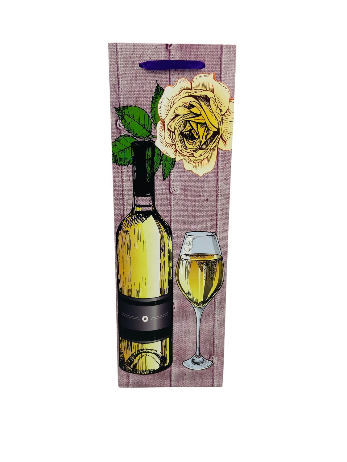 Designer Bottle Purple Wine Bag PK3 (R10.50E)