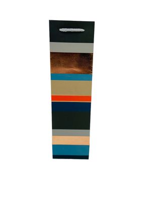 Striped men&#39;s Red &amp; Gold Wine Bag PK3 (R10.50 Each)