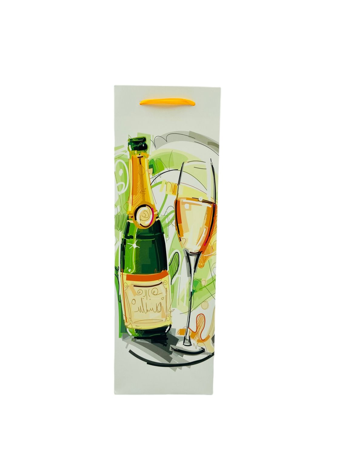 Colourful Wine Bag Yellow PK3 (R10.50 Each)