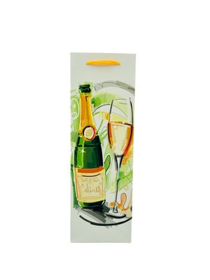 Colourful Wine Bag Yellow PK3 (R10.50 Each)