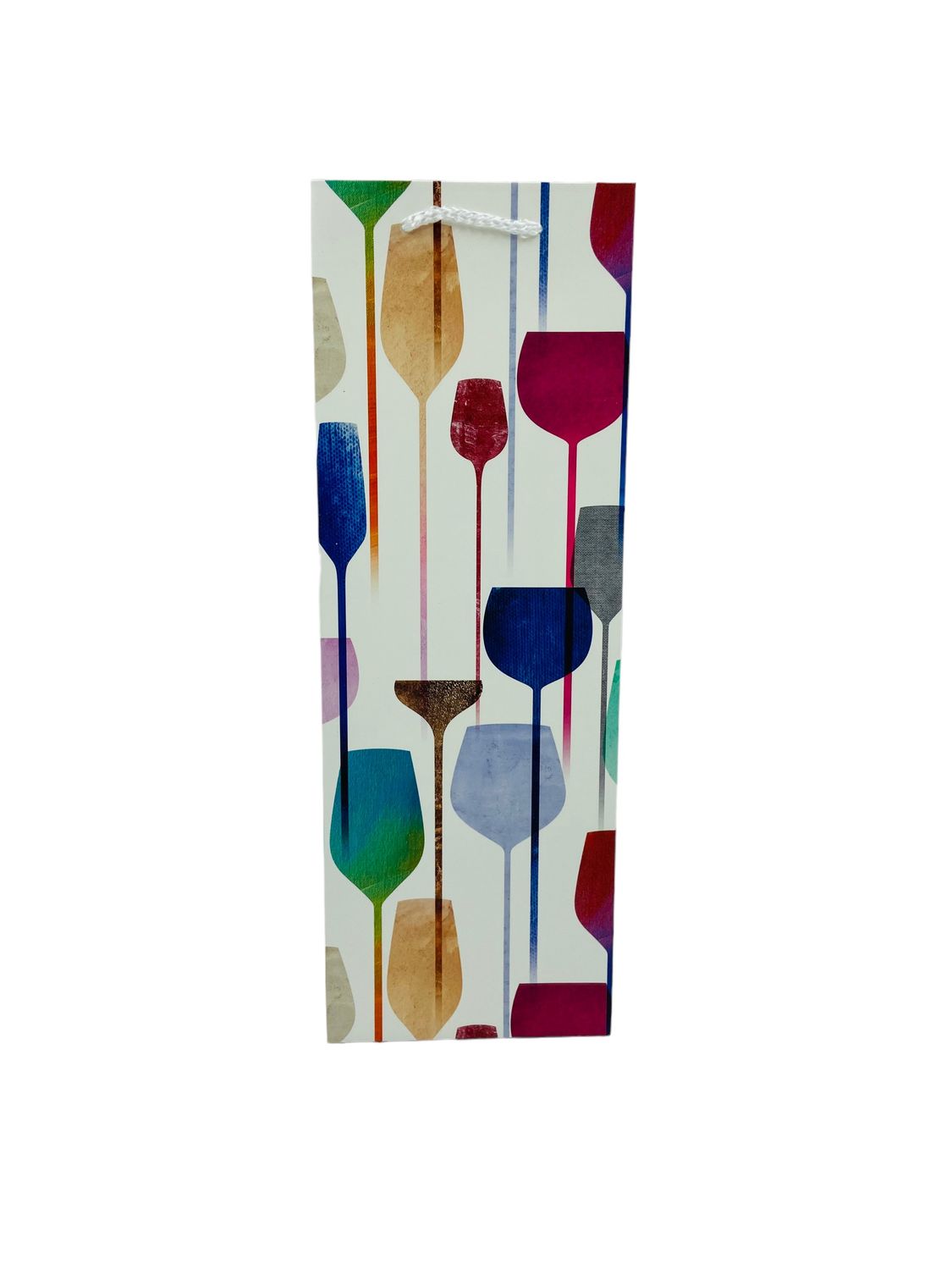 Wine Glasses Multi Colour Wine Bag  PK3 (R10.50 Each)