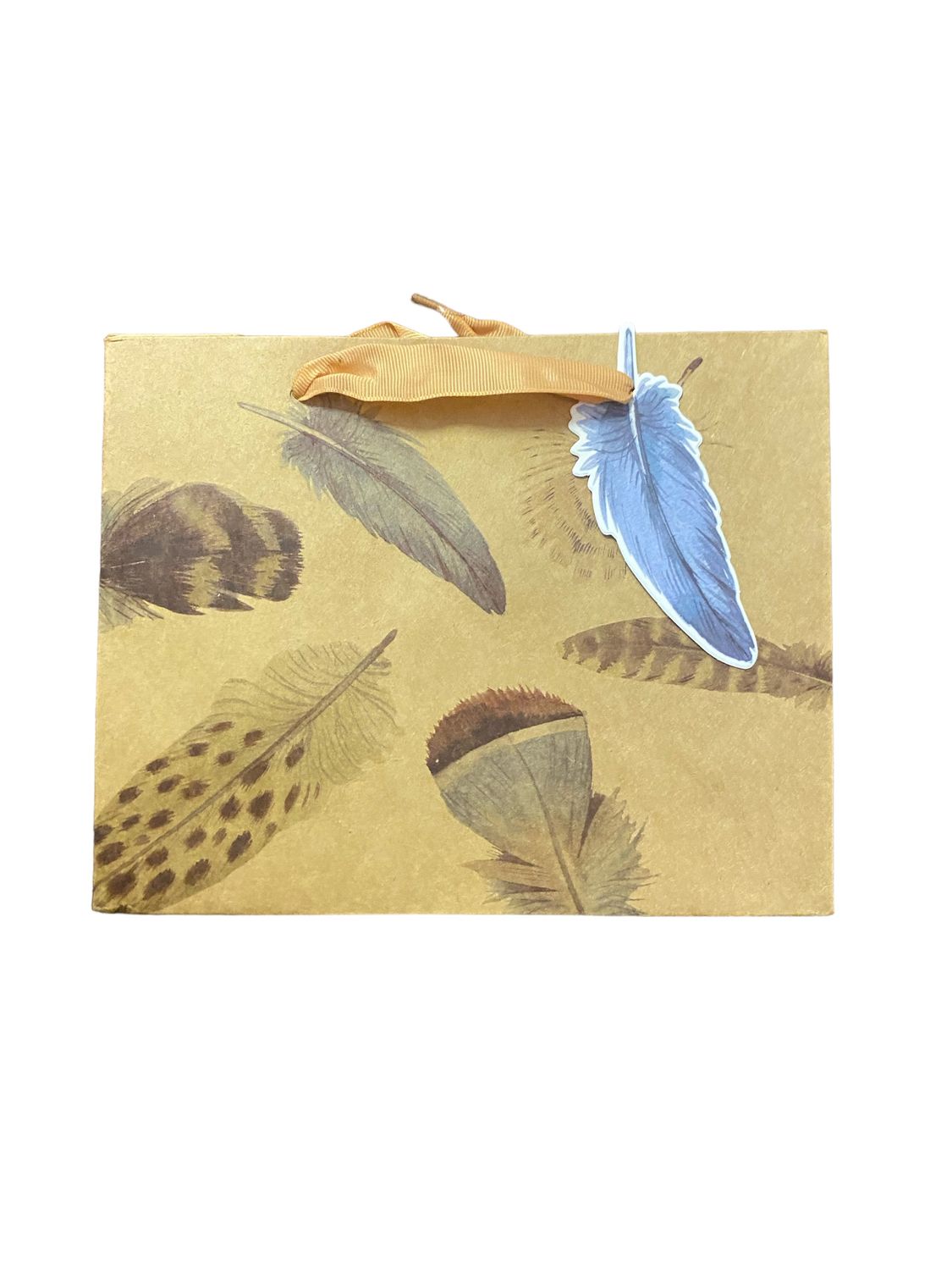 Assorted Six Feathers Khaki Medium Rectangular Gift Bag PK3 (R22.50 Each)