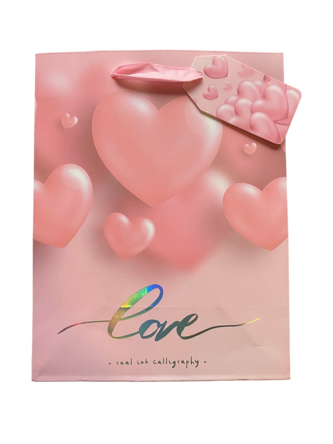 Love Peach Medium Gift Bag PK3 (R19.50 Each)