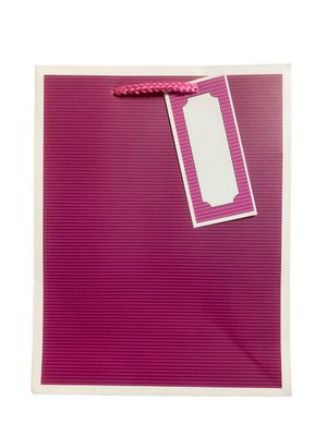 Purple Lines Medium Gift Bag PK3 (R15.50 Each)