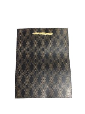 Gold and Black Diamond Large Gift Bag PK3 (R19.50 Each)