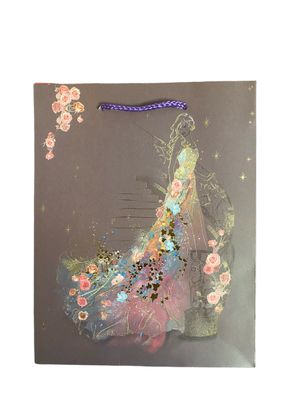 Lady In Dress Staircase Large Gift Bag PK3 (R19.50 Each)