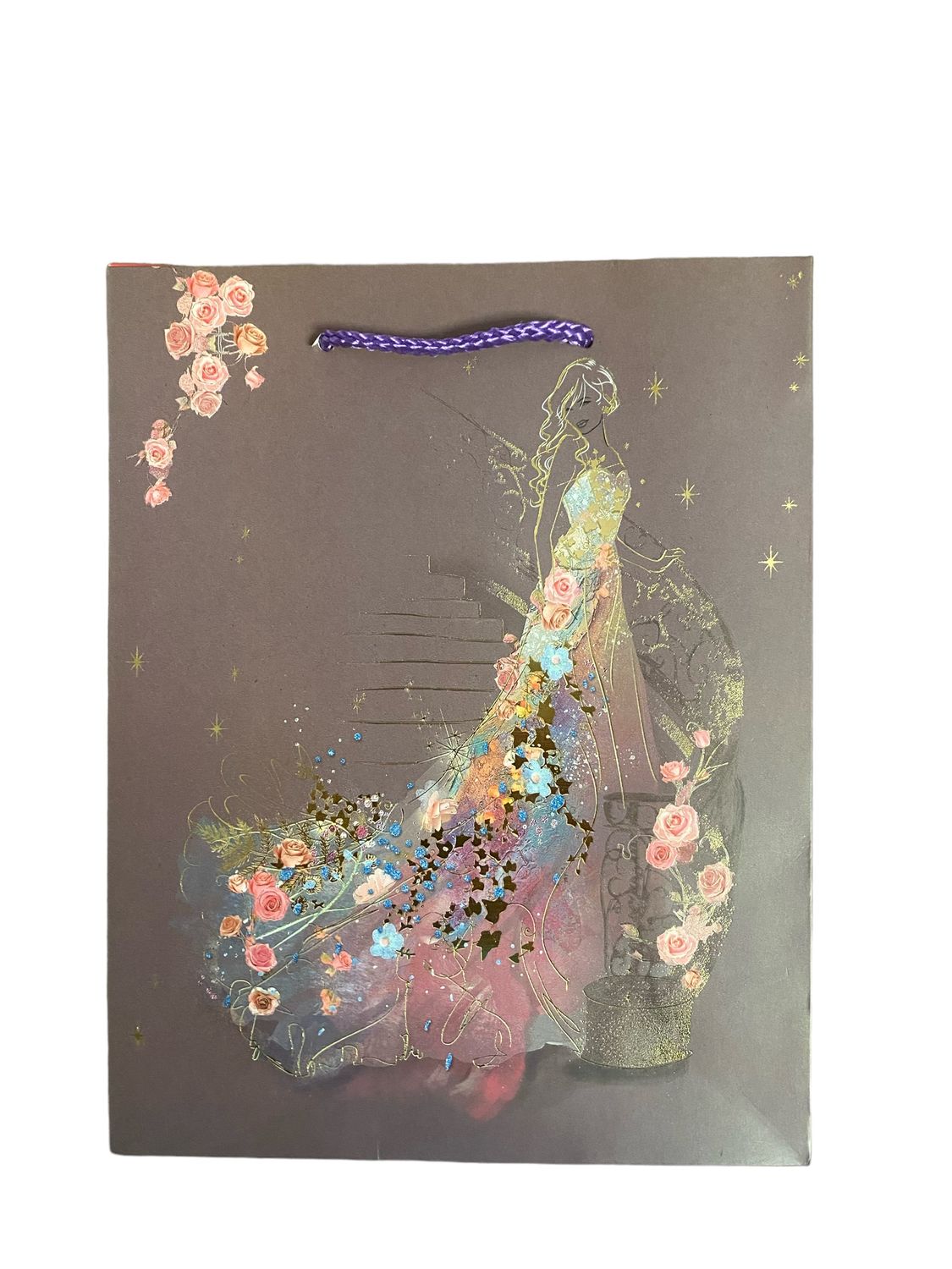 Lady In Dress Staircase Small Gift Bag PK3 (R10.50 Each)