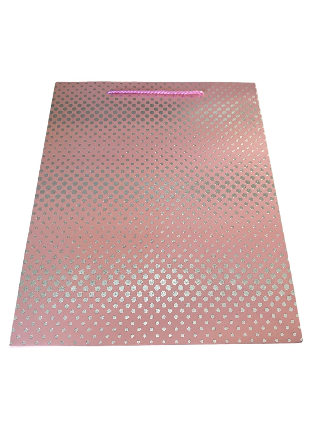 Peach Small Polka Dots Medium Gift Bag PK3 (R15.50 Each)