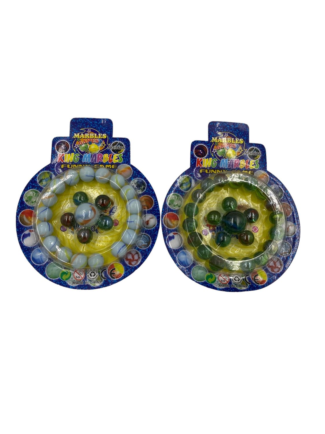 King Marbles on Card