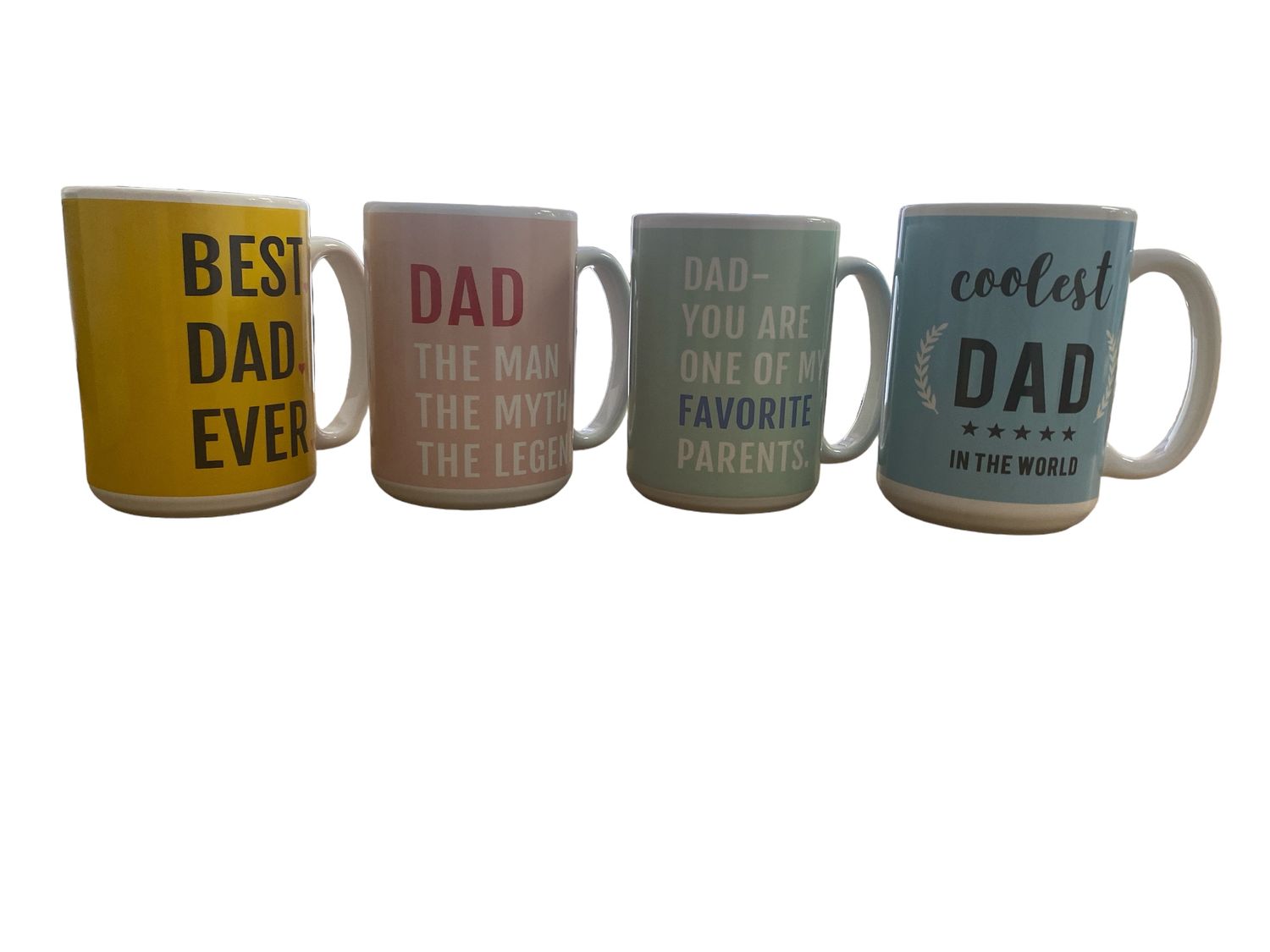 Dad Mugs (Set Of 4) R50 Each