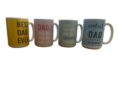 Dad Mugs (Set Of 4) R50 Each