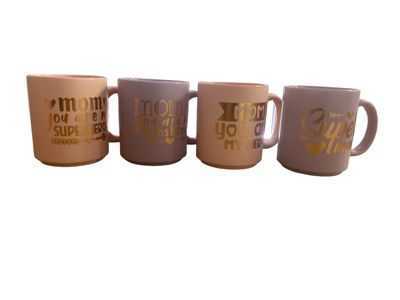 Gold Etching Mom Mugs Set 4 R50 Each