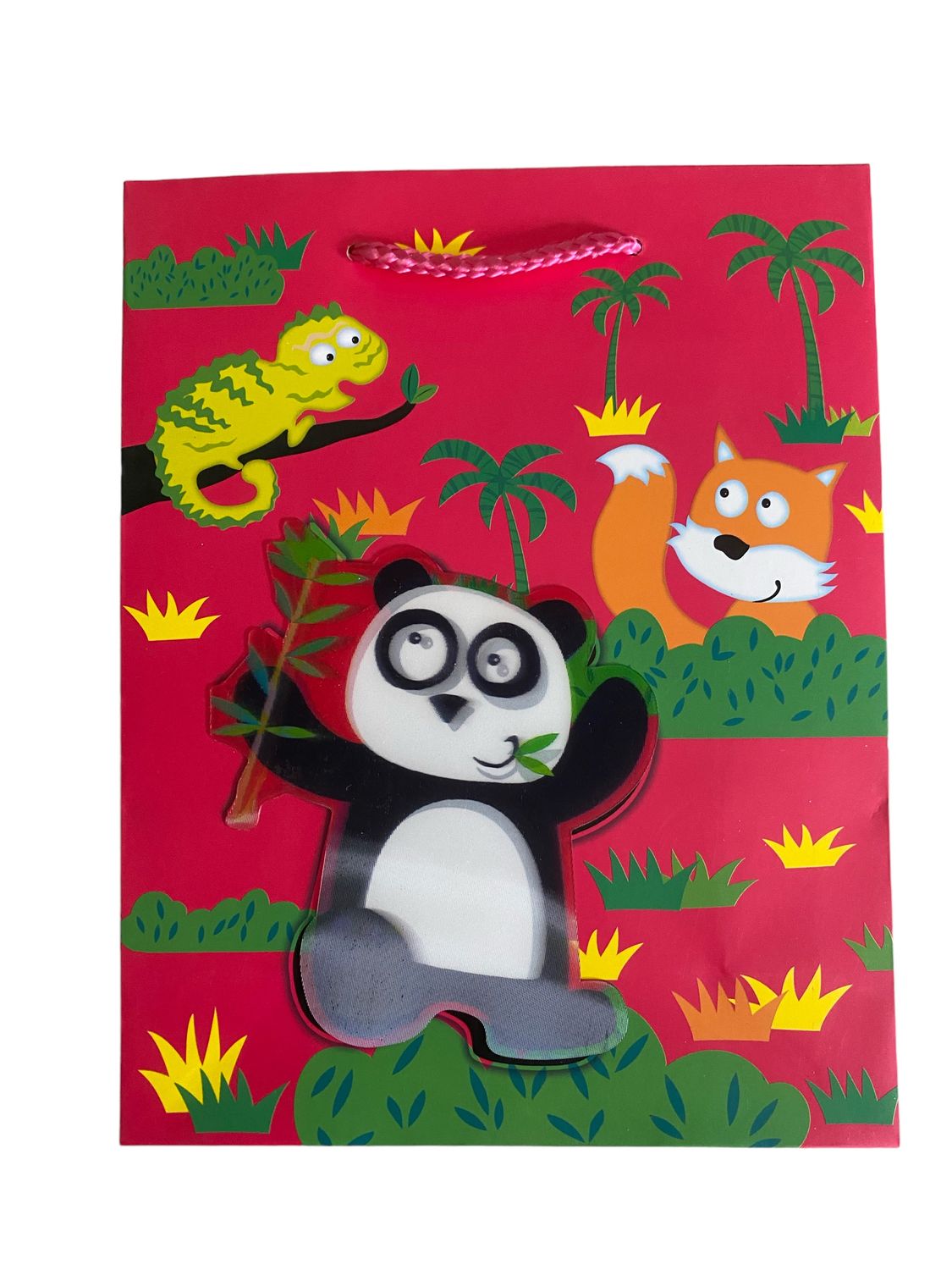 3D Panda Medium Gift Bag PK3 (R15.50 Each)
