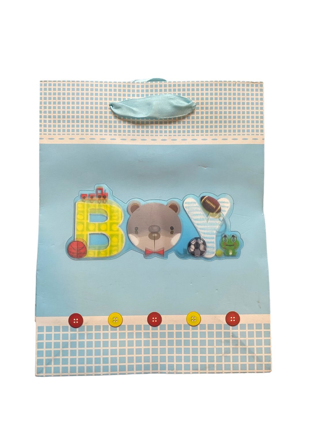 Boy 3D Small Gift Bag PK3 (R10.50 Each)