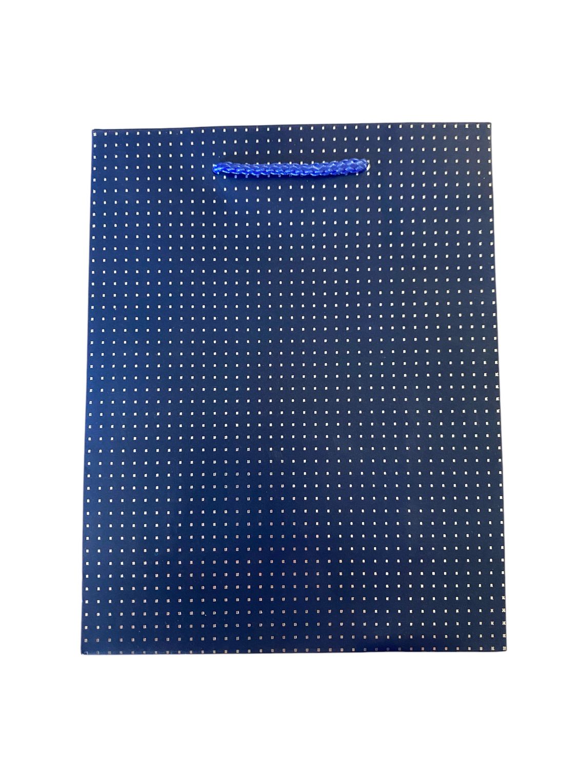 Navy Blue with Small Dots Small Gift Bag PK3 (R10.50 Each)