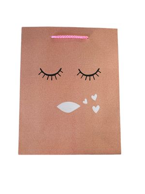 Face Brown Small Gift Bag  PK3 (R10.50 Each)