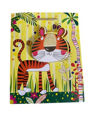 Pop Up Tiger Gift Bag Large PK3 (R20 Each)