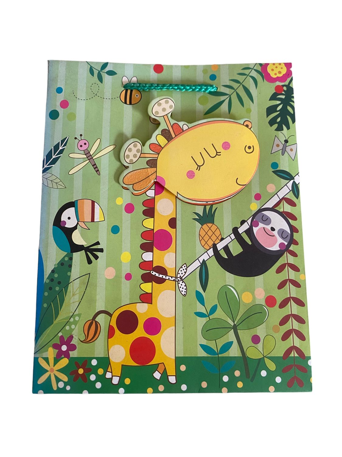 Pop Up Giraffe Gift Bag Small PK3 (R10.50 Each)